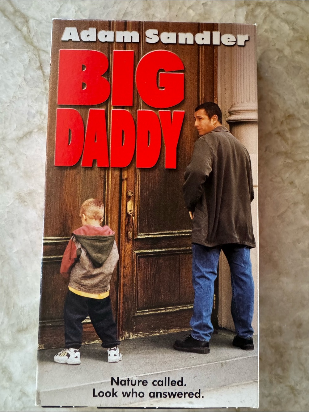 Big Daddy VHS Tape featuring Adam Sandler